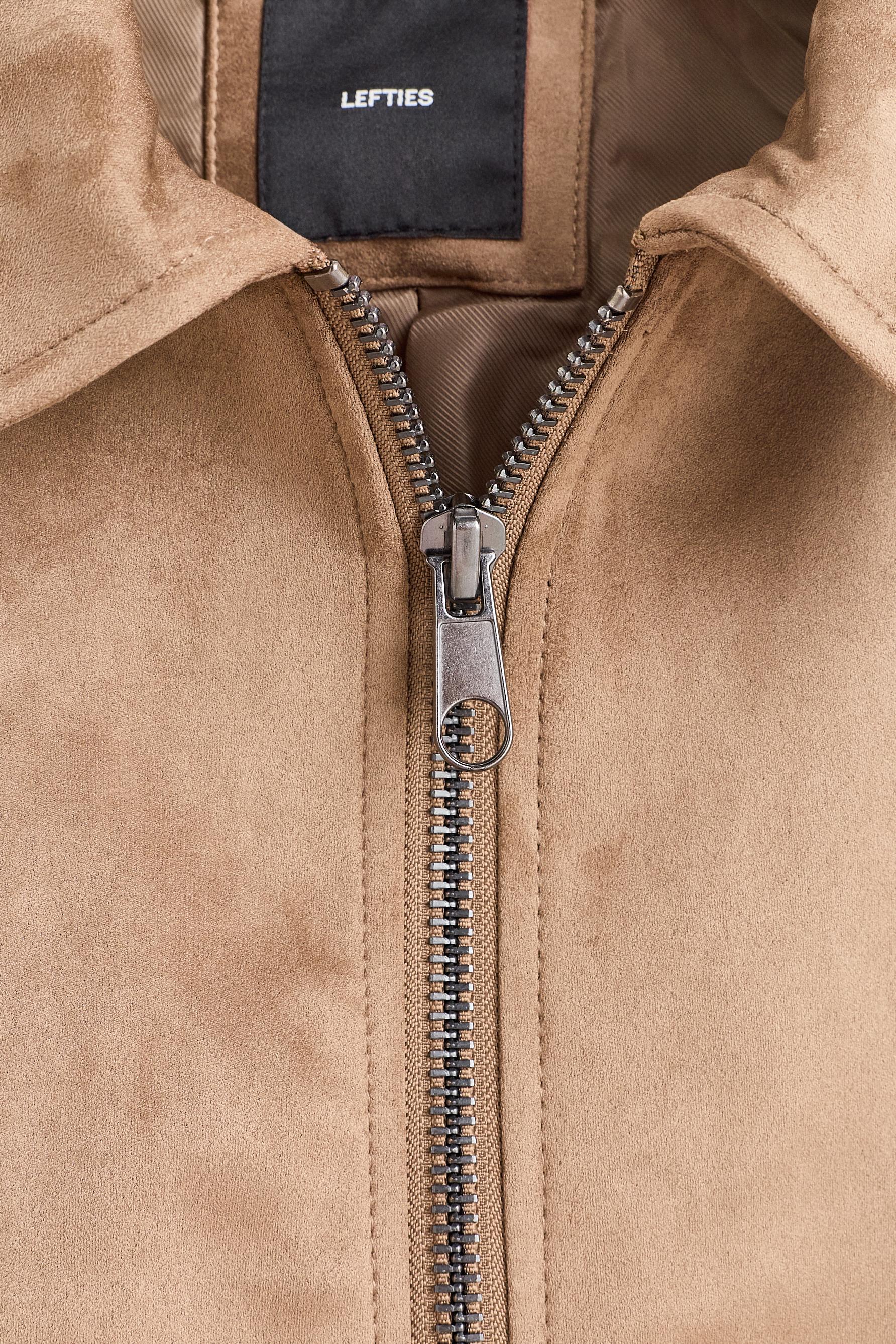 Faux suede jacket — OCHRE