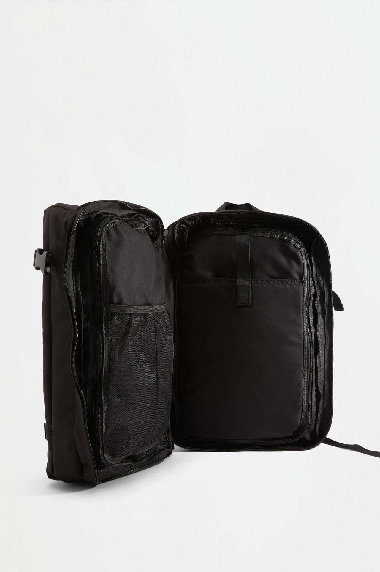 Travel backpack — BLACK