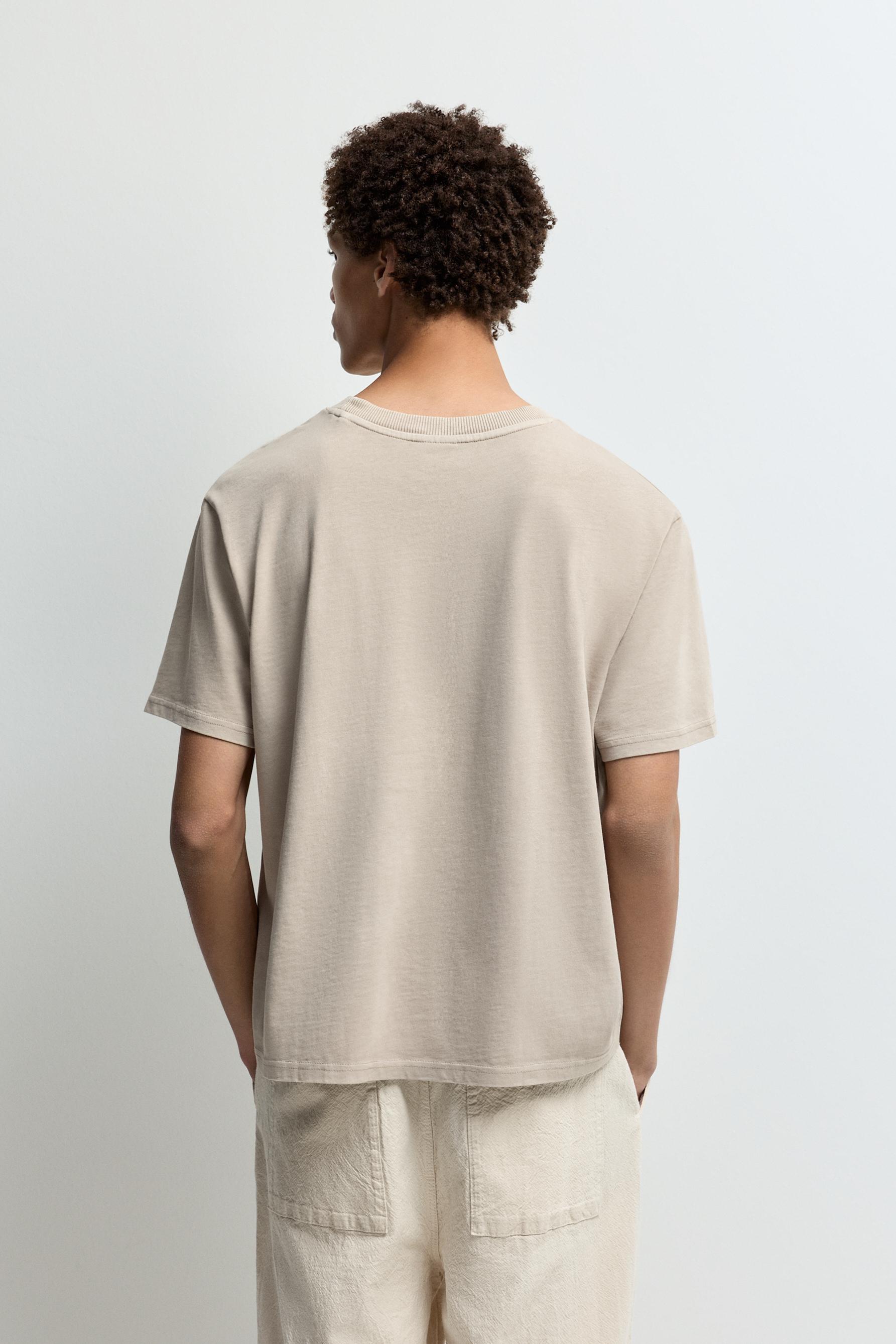 Slogan patch T-shirt — CAMEL