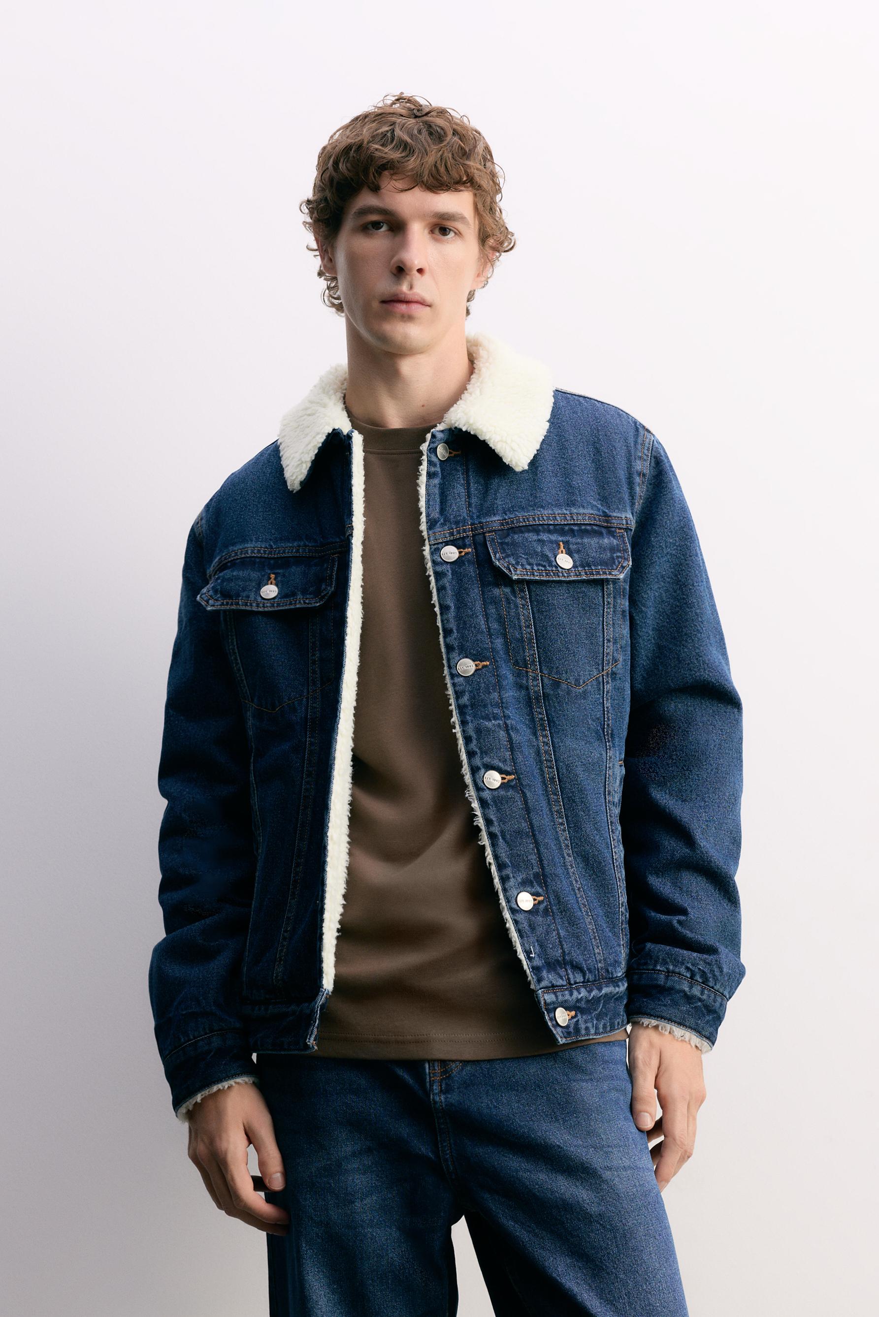 Cazadora denim borreguillo