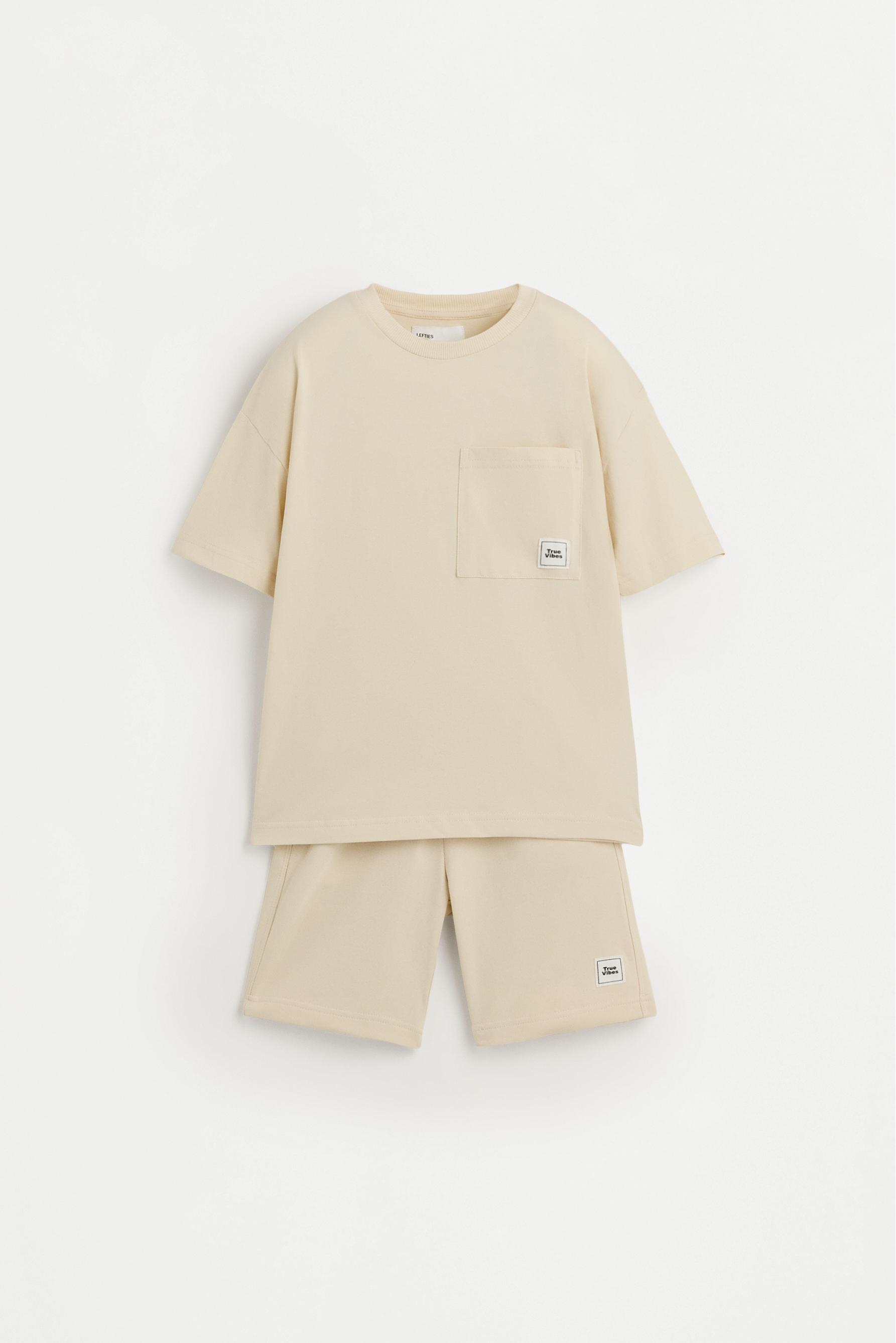 T-shirt and Bermuda shorts set — GREY
