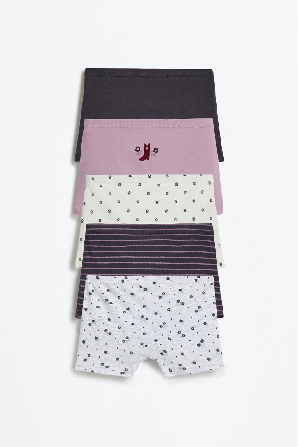 Pack of 5 boot-themed boxer briefs