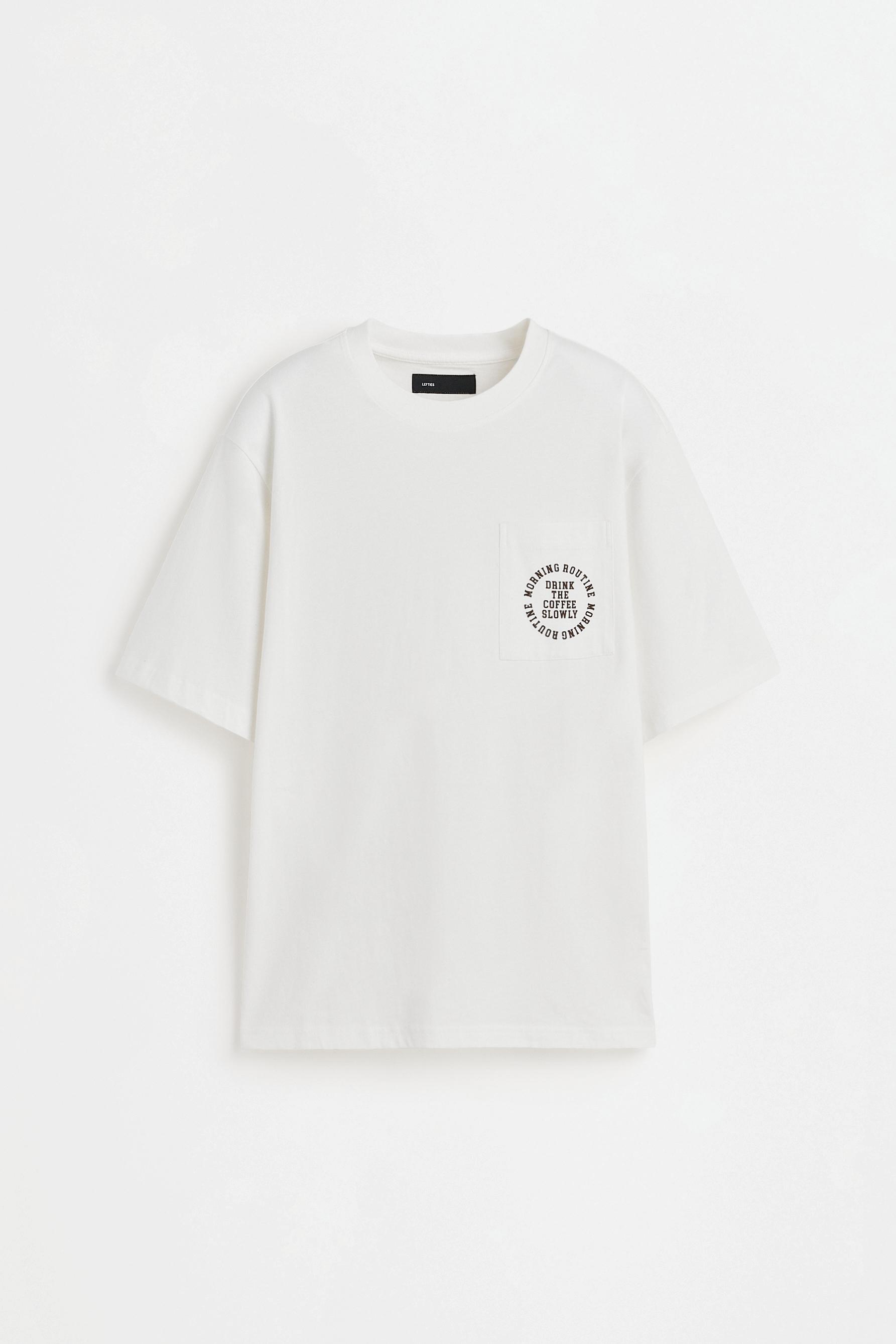 Short pyjamas with pocket — WHITE