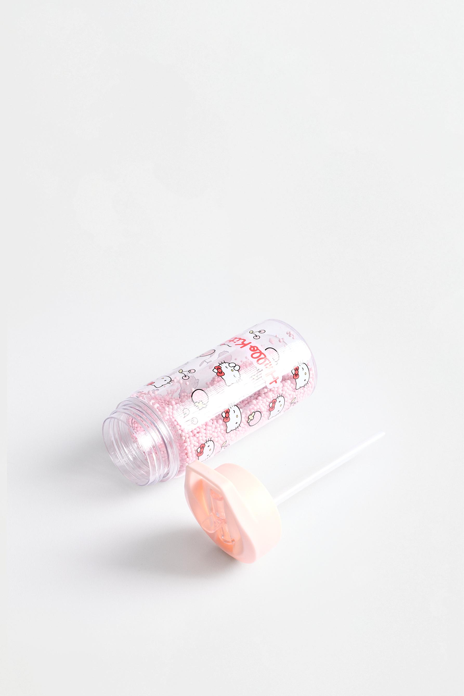 Hello Kitty ©SANRIO 250ml bottle with beads — DUSTY ROSE