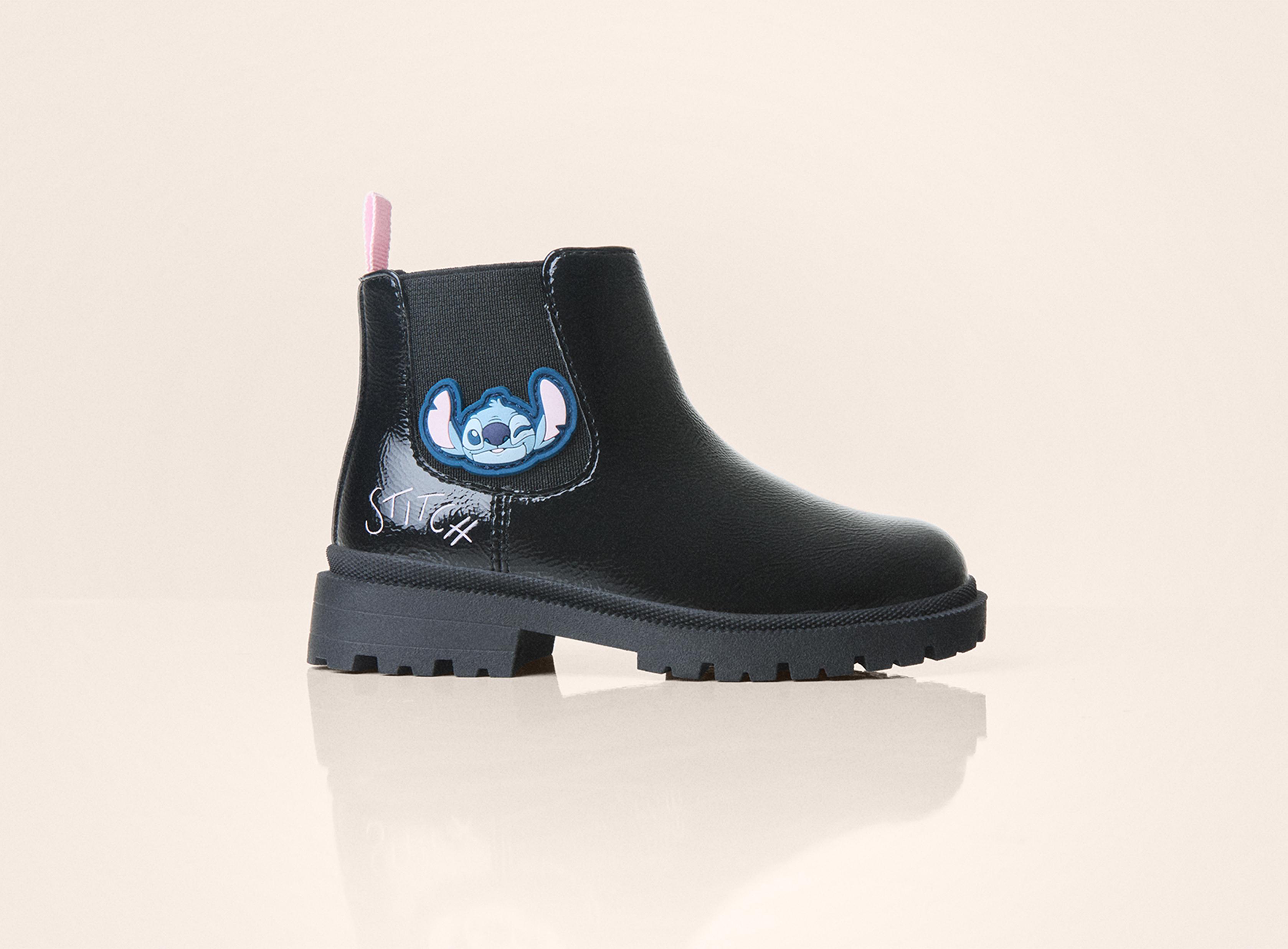 Lilo & Stitch ©Disney Chelsea boots — BLACK