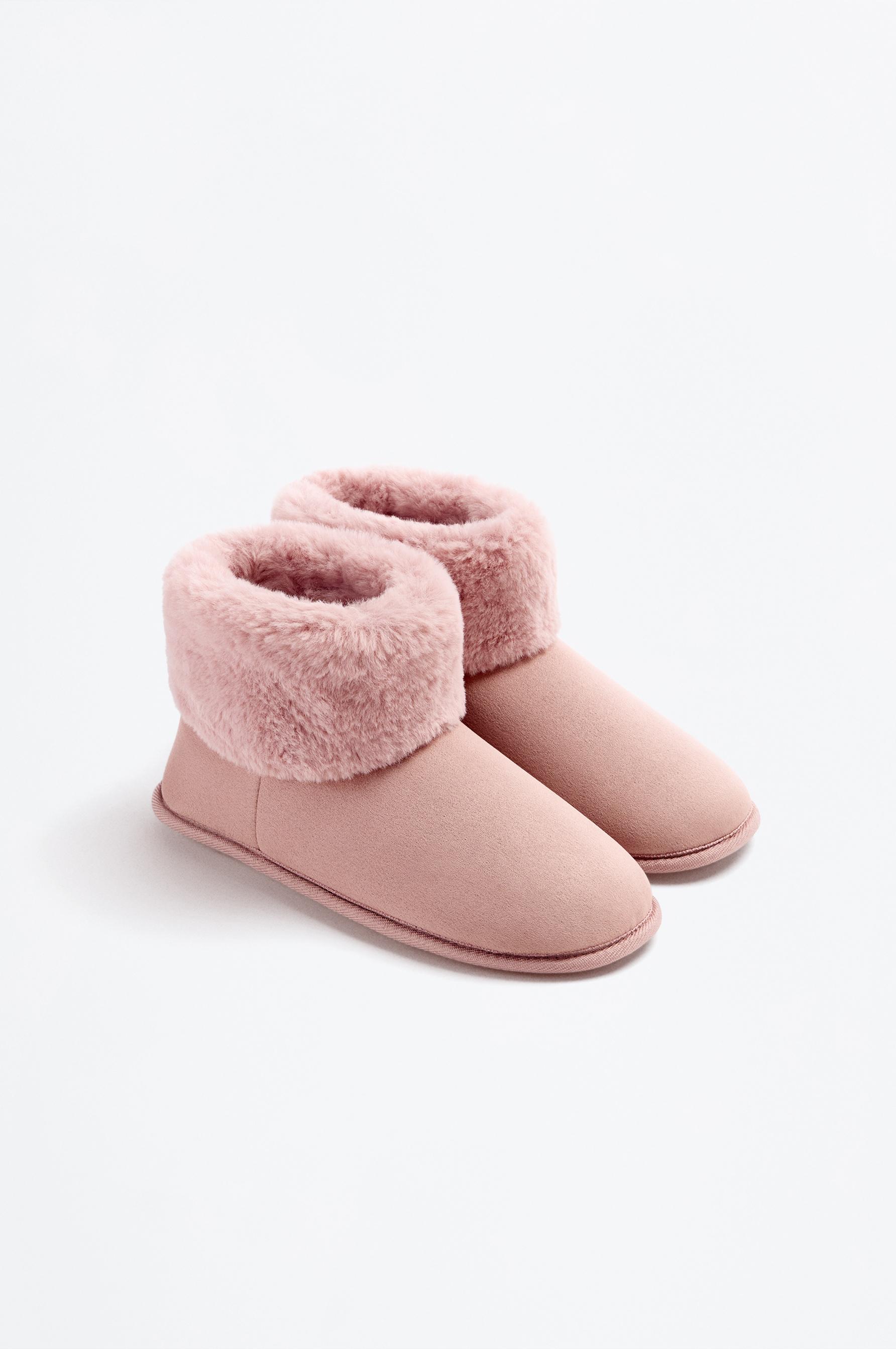 Ankle house slippers — PINK