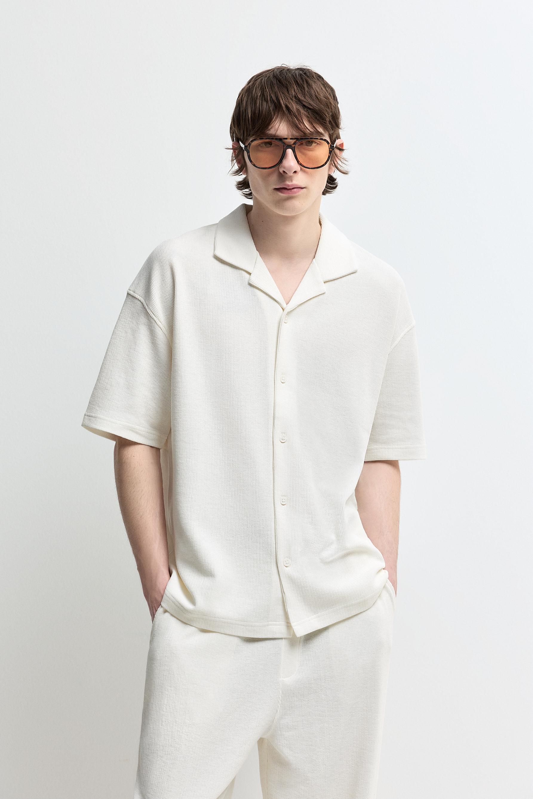 Camisa oversize textura