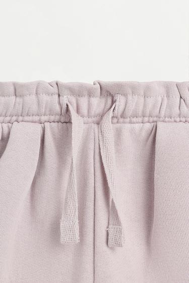 Heart print Bermuda shorts — PALE MAUVE 4