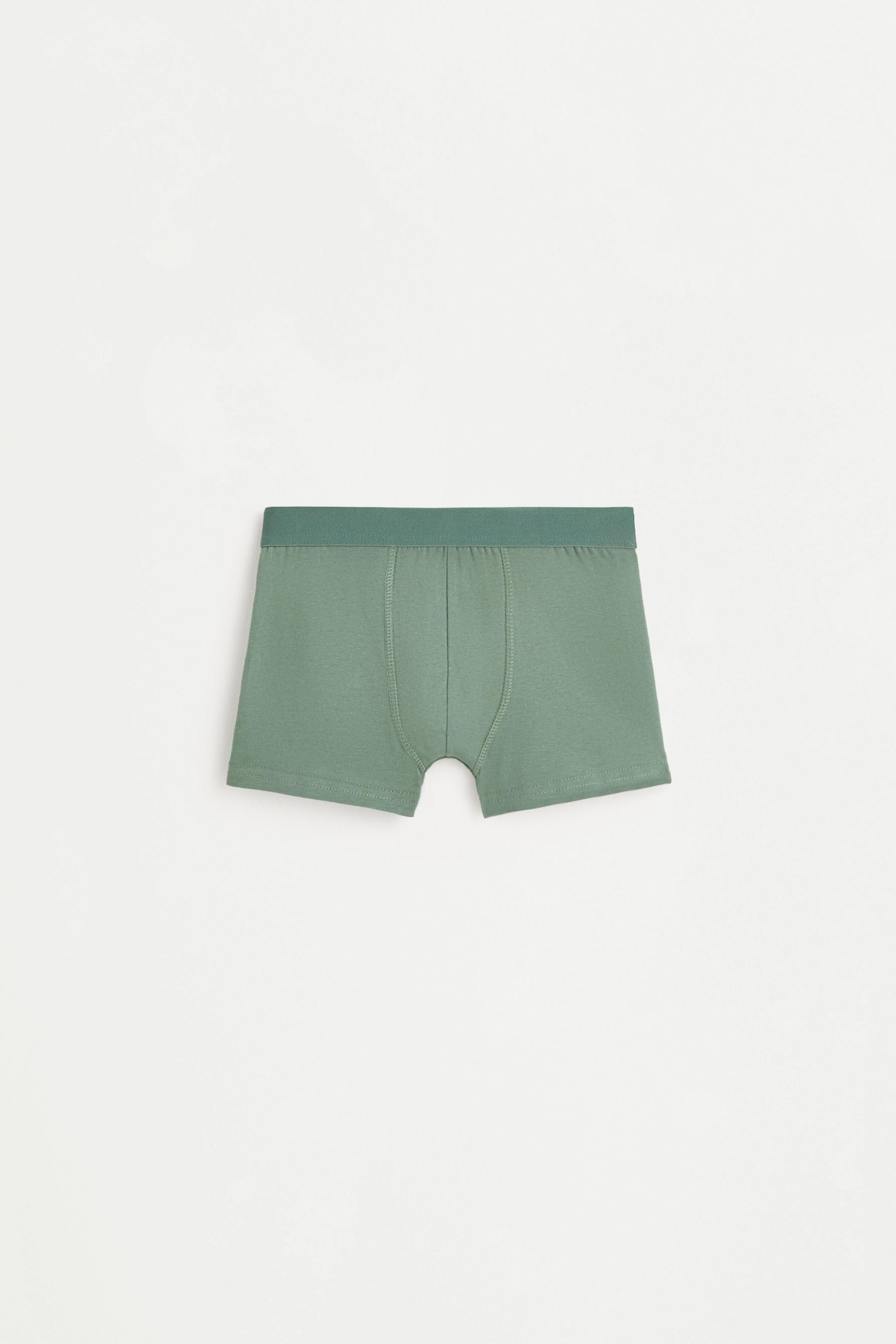 Contrast Boxer Briefs (Pack of 7) — BLUISH GREEN