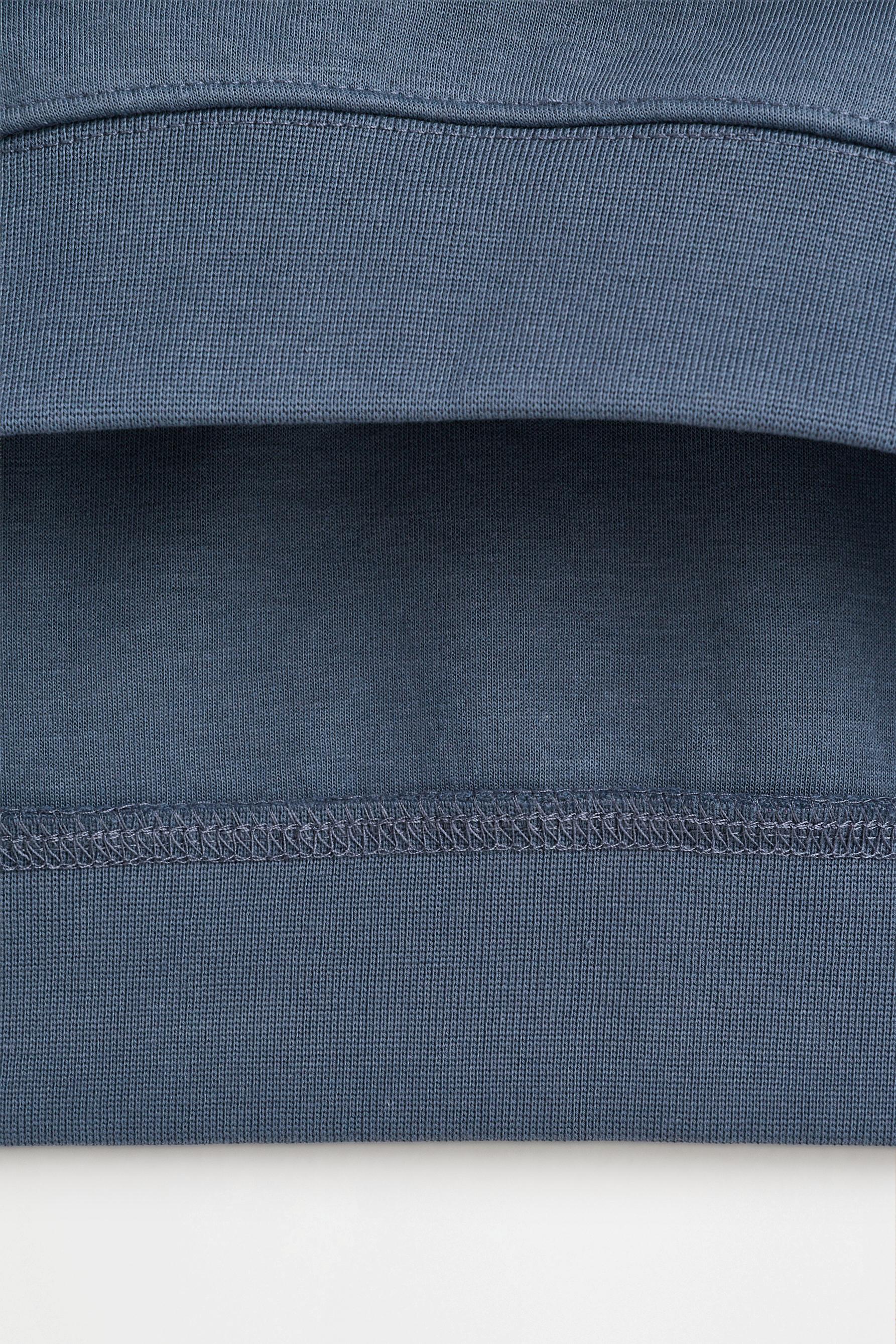 Interlock hoodie — STEEL BLUE