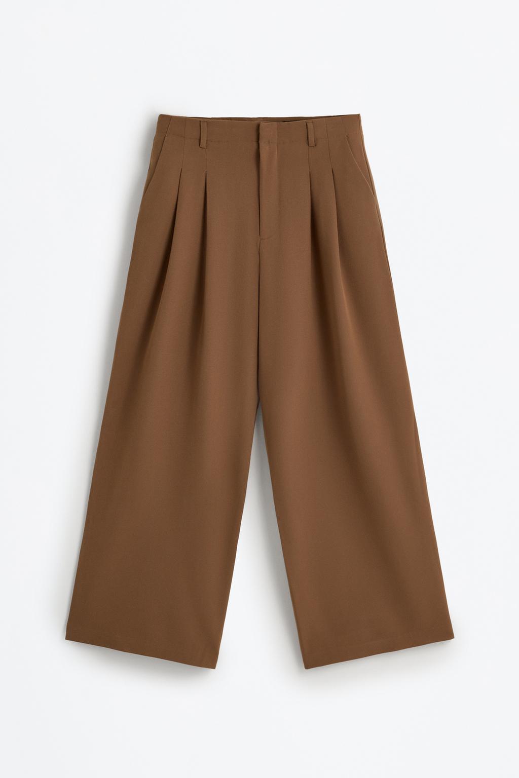 Wide-leg dress trousers