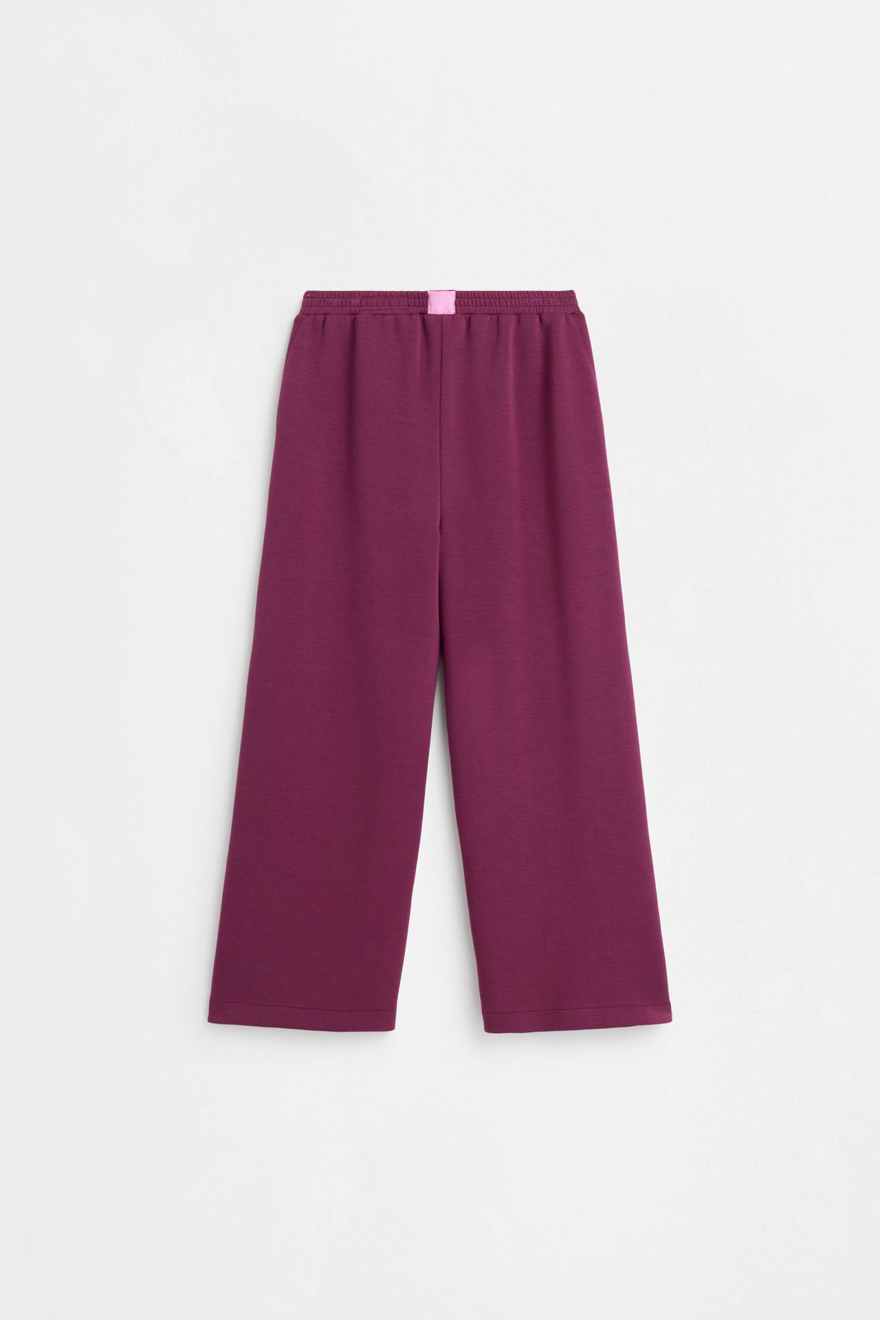 Minnie Mouse ©Disney wide-leg trousers — CHOCOLATE