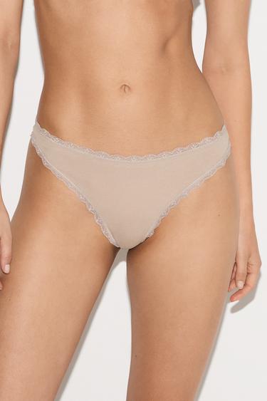 Cotton stretch Brazilian briefs (3-Pack) — MINK 4