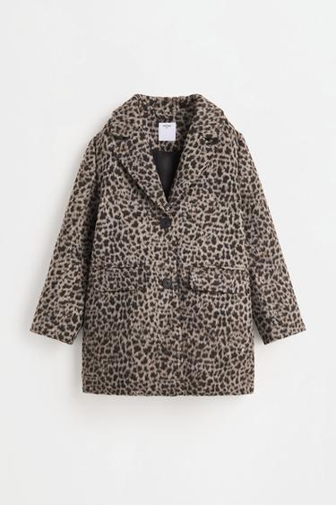 Synthetic wool coat — Leopard 1