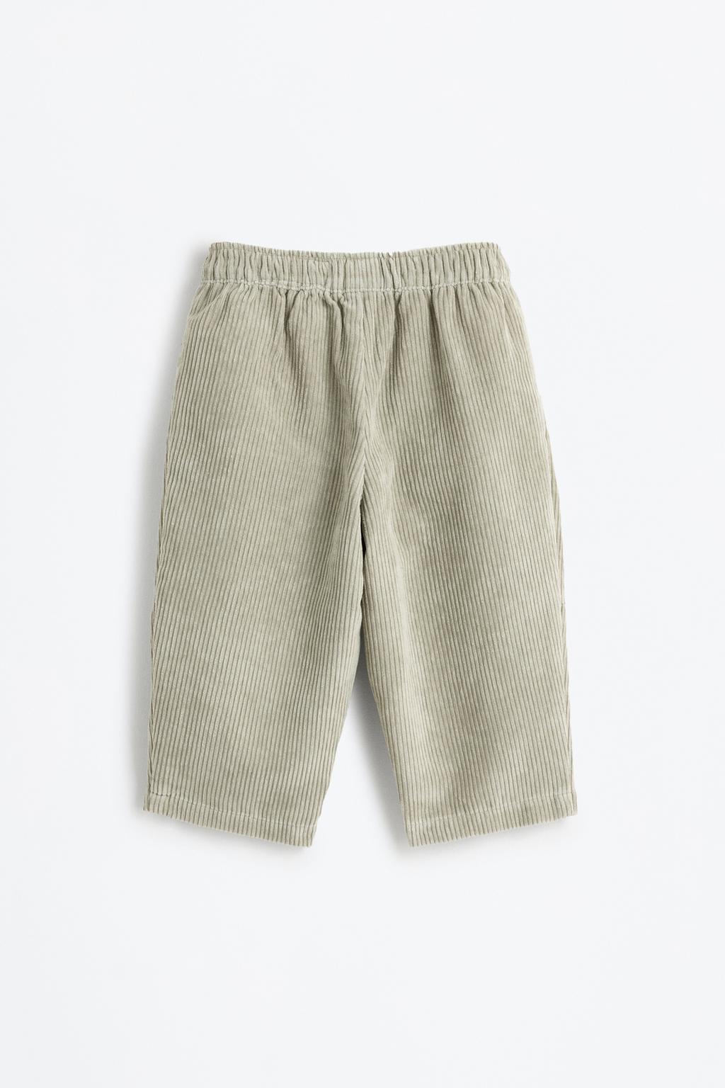 Oversize corduroy trousers