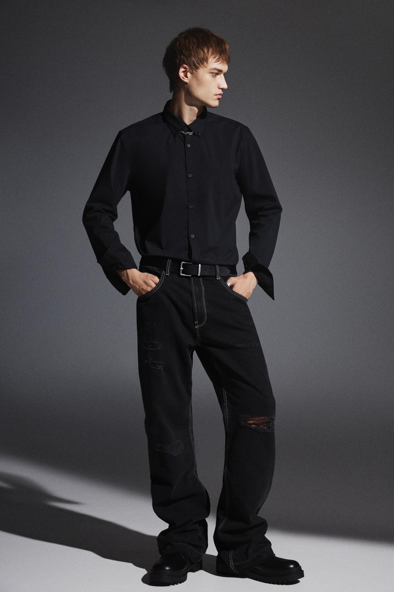 Basic shirt — BLACK