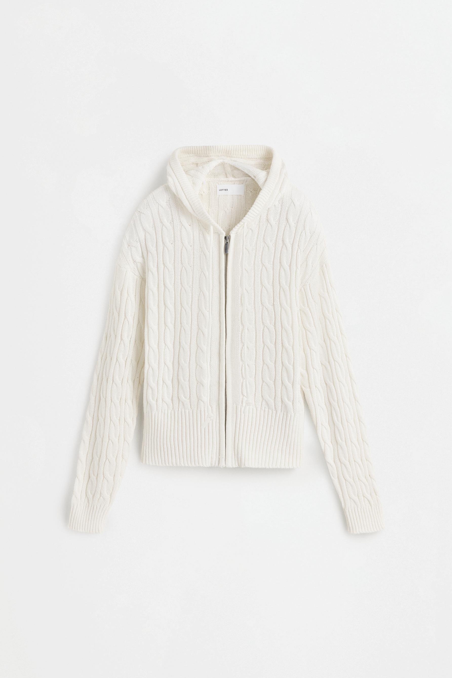 Chaqueta punto trenzado