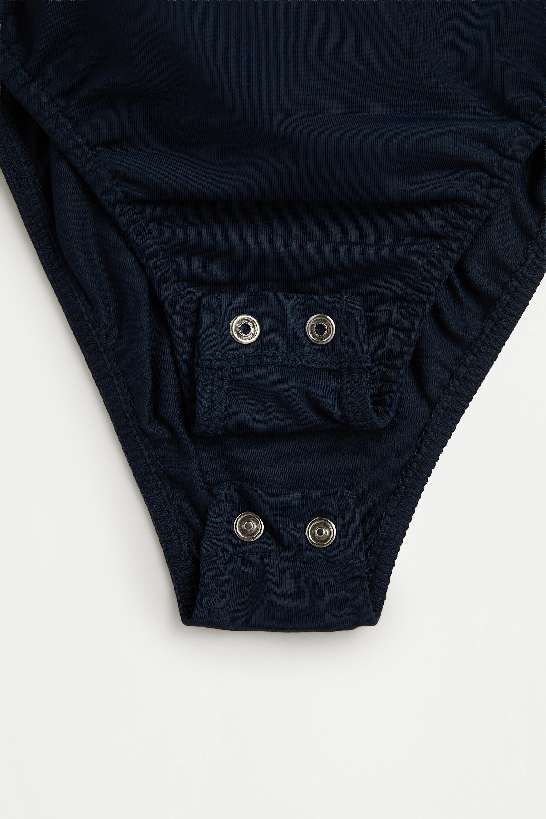 Short sleeve polyamide bodysuit — NAVY