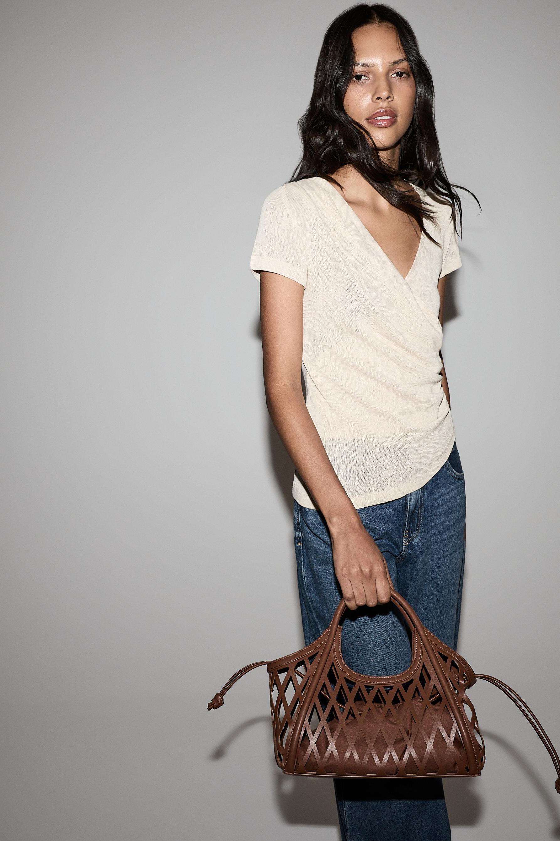 Ruched top — ECRU