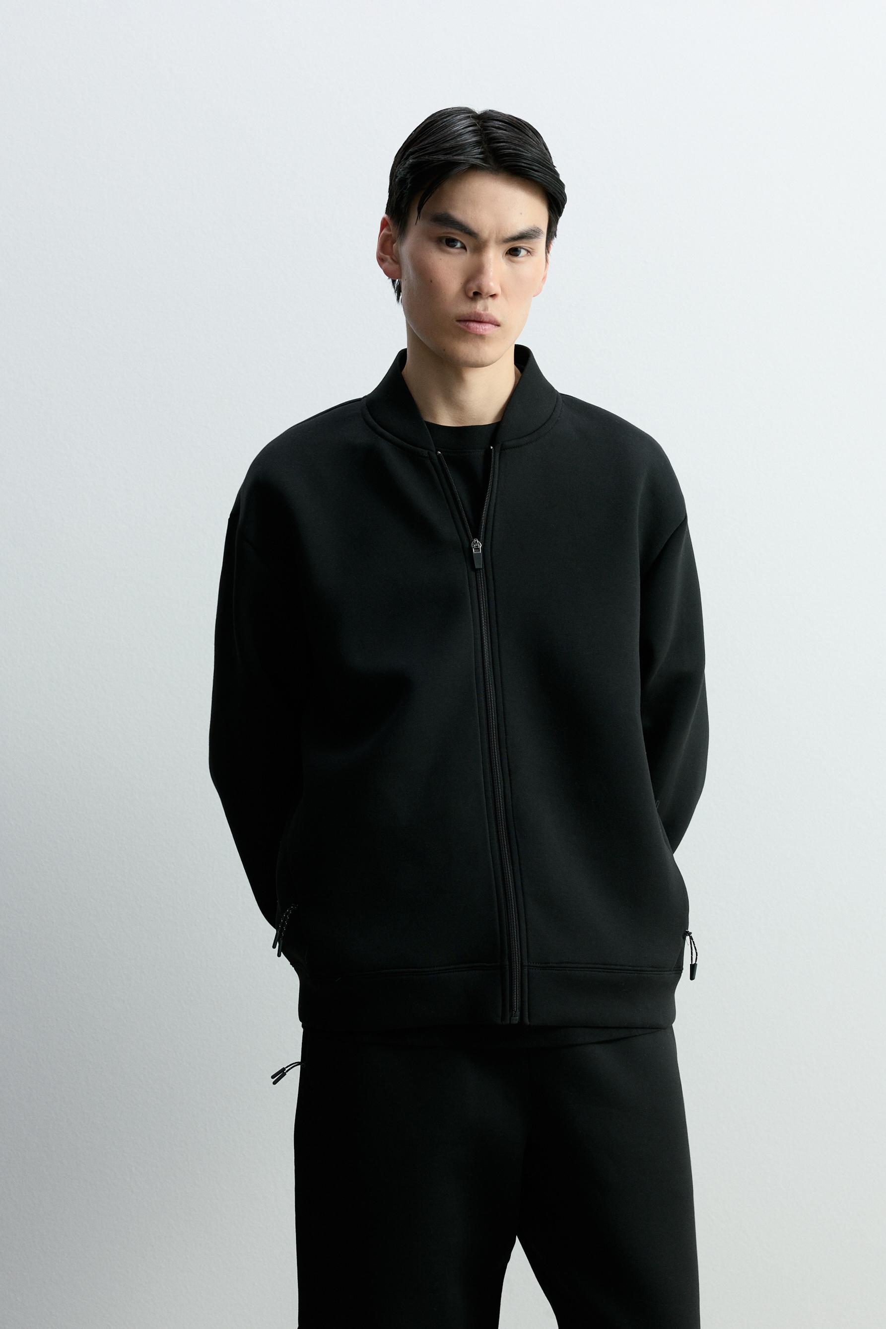 Chaqueta bomber efecto neopreno X-365