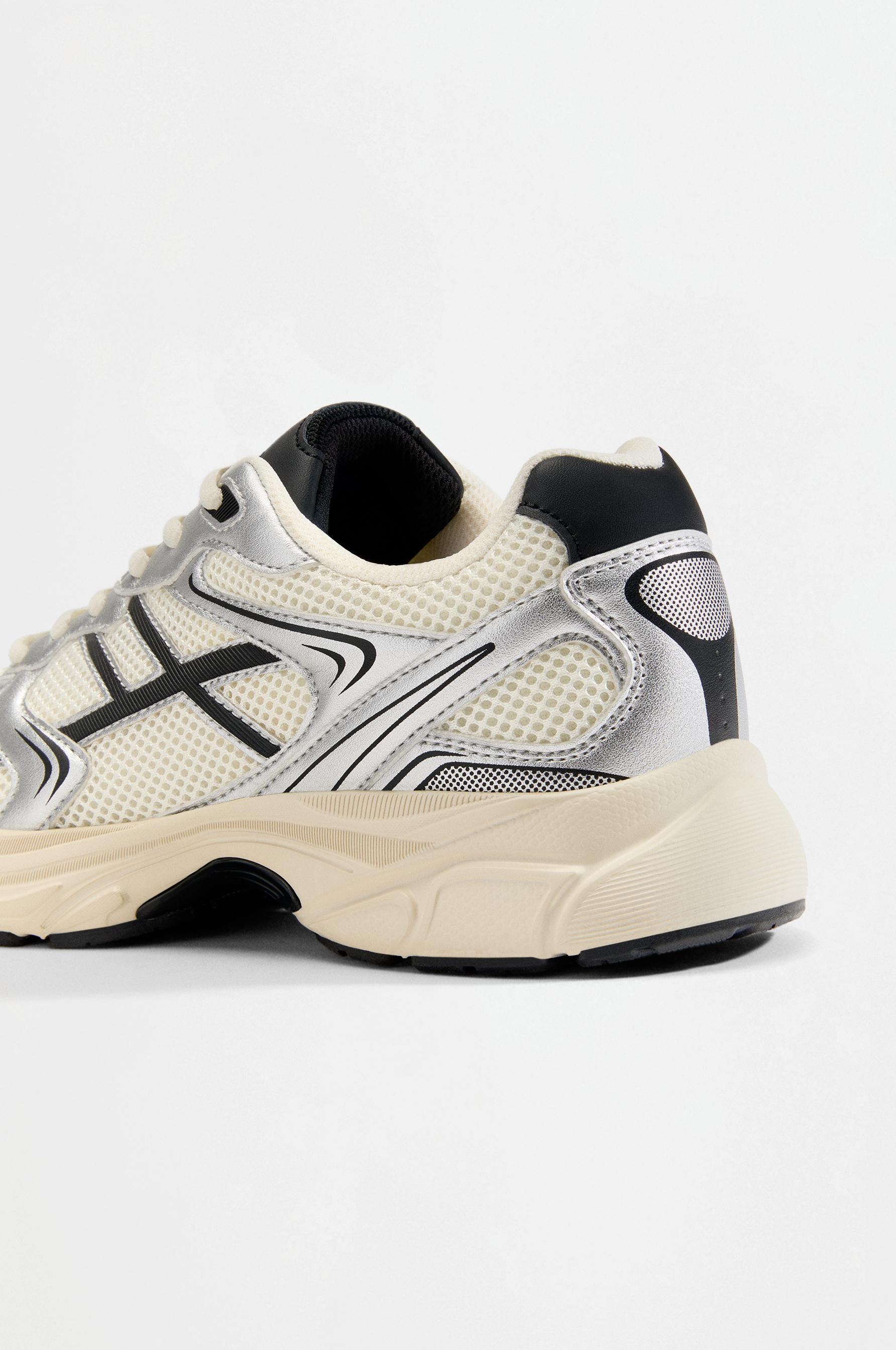 Combined sneakers — WHITE