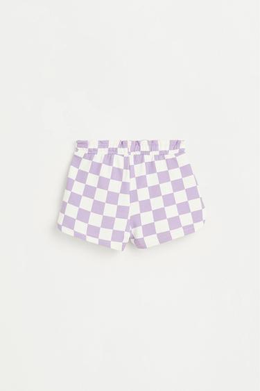 Heart print Bermuda shorts — SAND 2