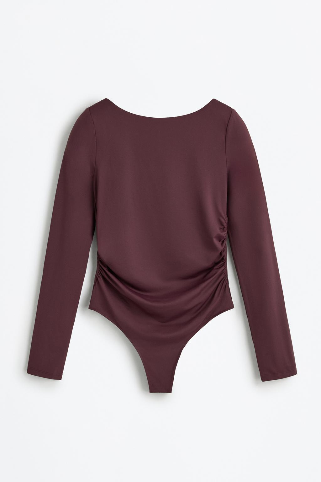 Body poliamida frunces