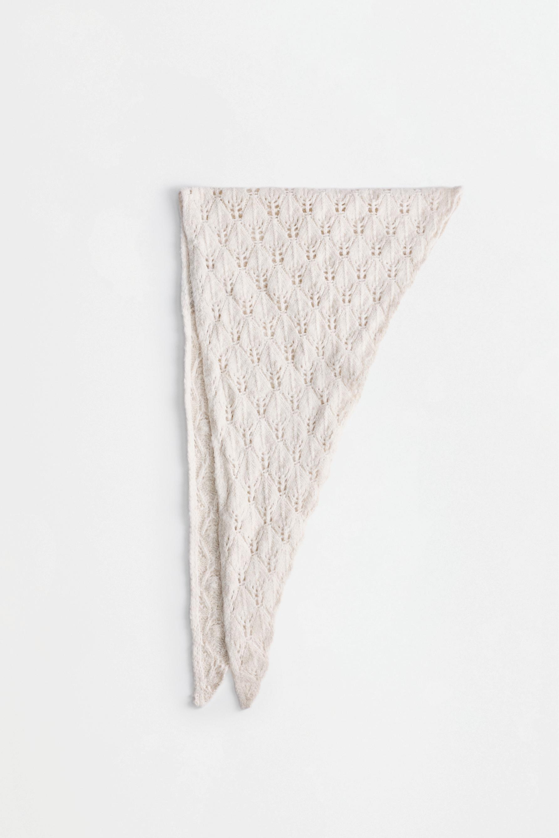 Openwork scarf — ECRU