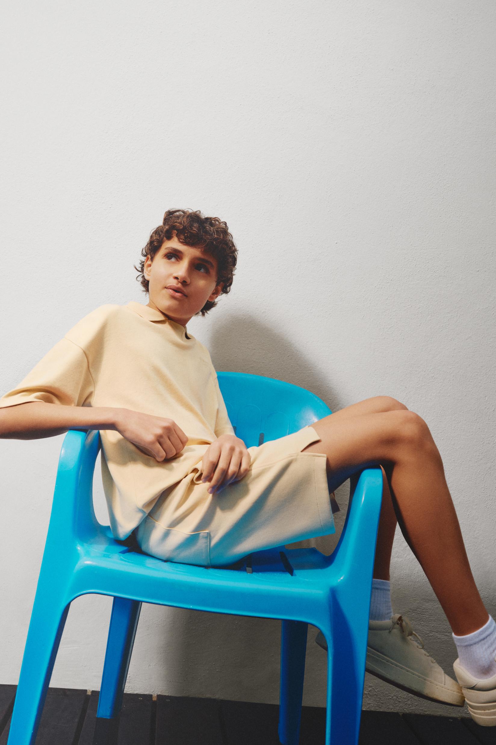 Interlock Bermuda shorts — VANILLA