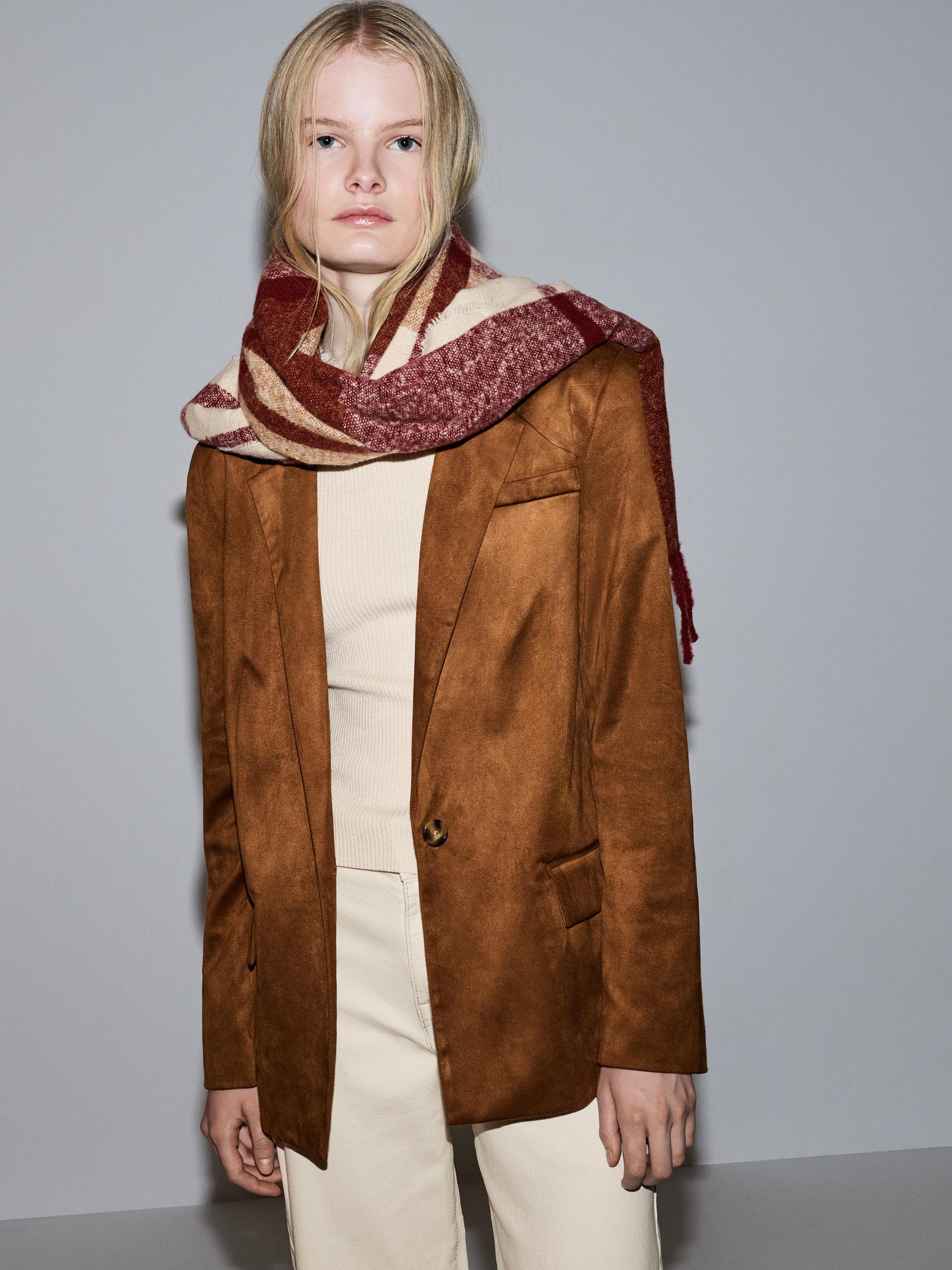 Pañuelo estampado cuadros