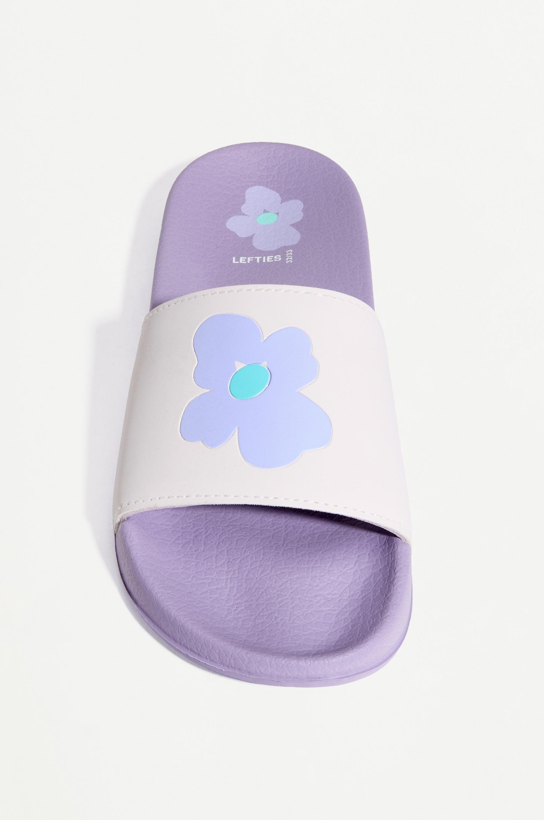 Floral slides — MAUVE