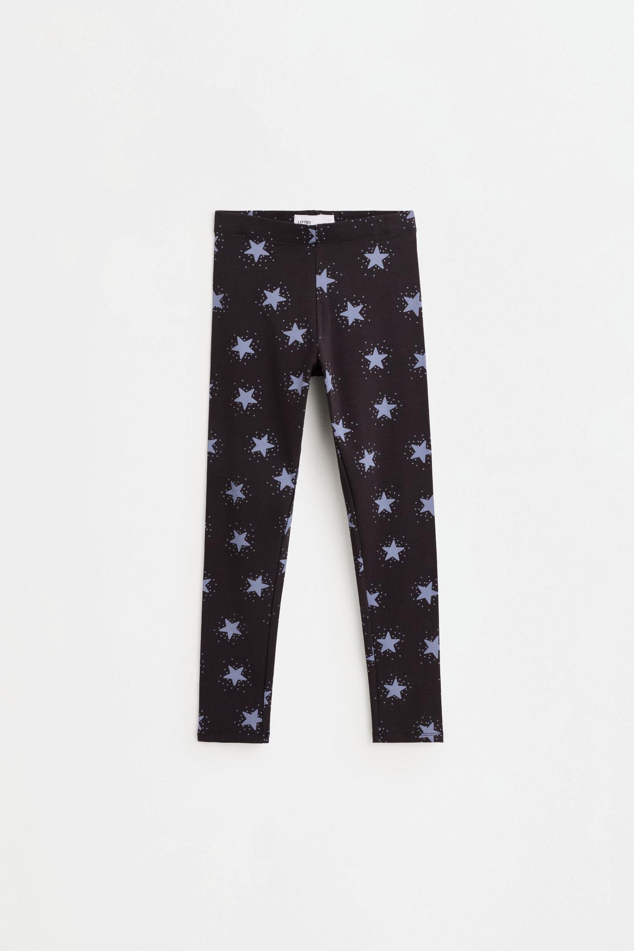 2-pack of contrast leggings — BLACK