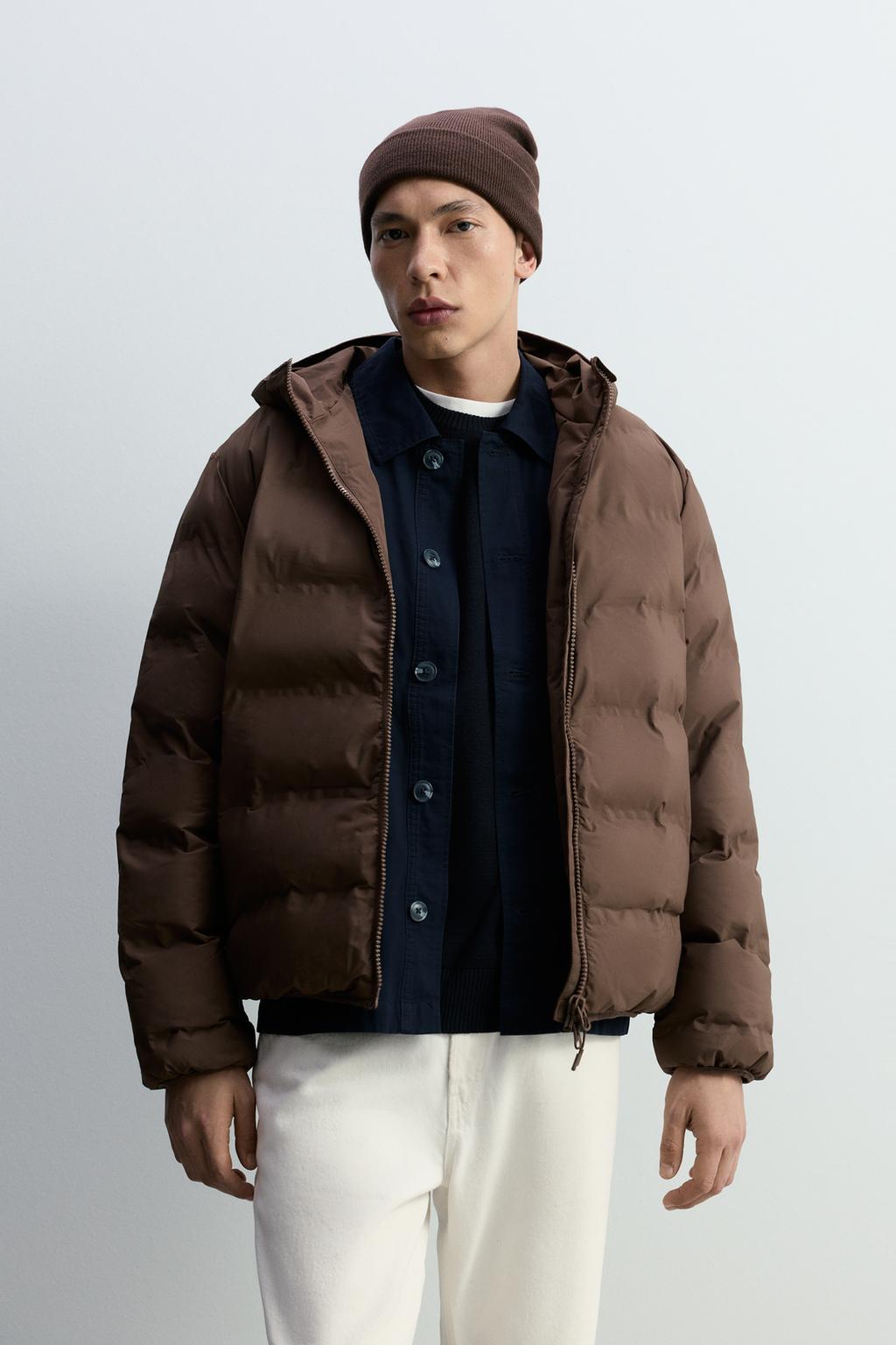 Cazadora acolchada capucha