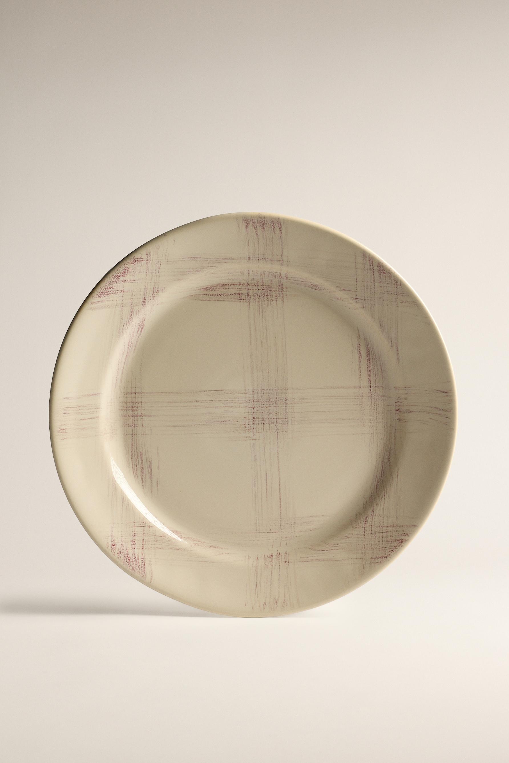 Plato llano cuadros