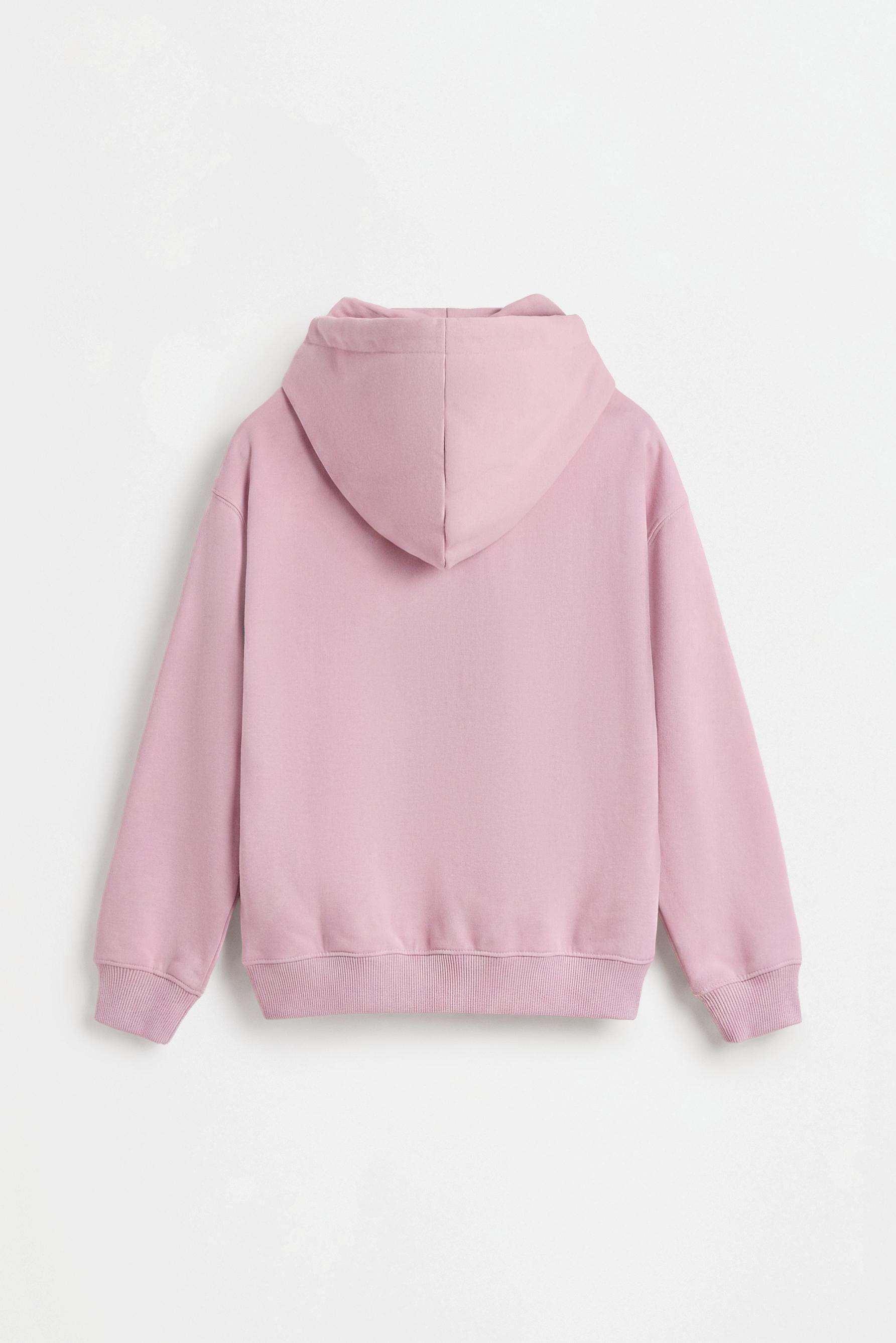 Zip-up sweatshirt — PALE MAUVE