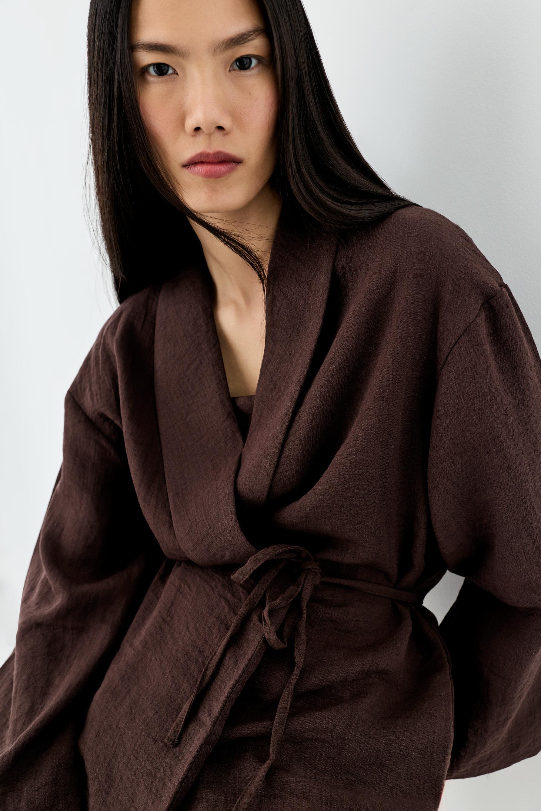 Kimono fluido - Blazers - ROPA - Mujer | LEFTIES España