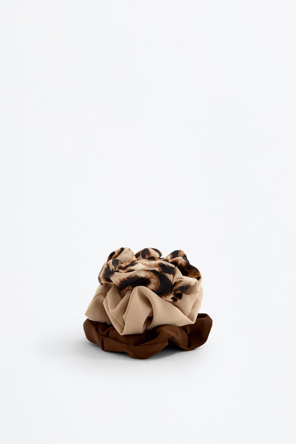 Pack of 3 contrast scrunchies