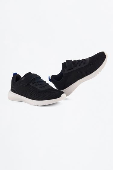 Woven sports shoes — BLACK 4