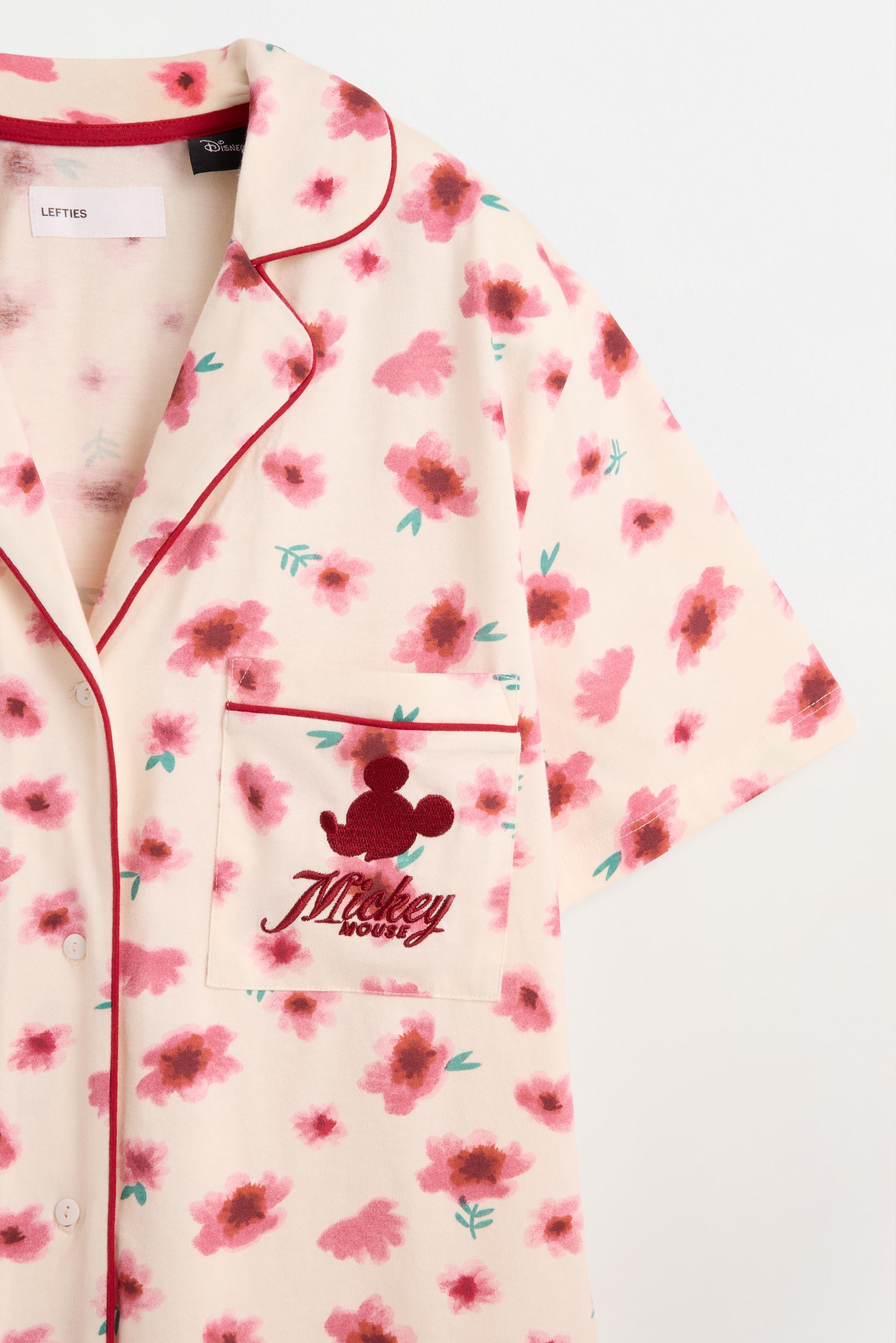 Mickey Mouse ©Disney button-down pyjamas — OFF WHITE