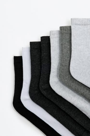 High ankle socks (7-Pack) — GREY 3