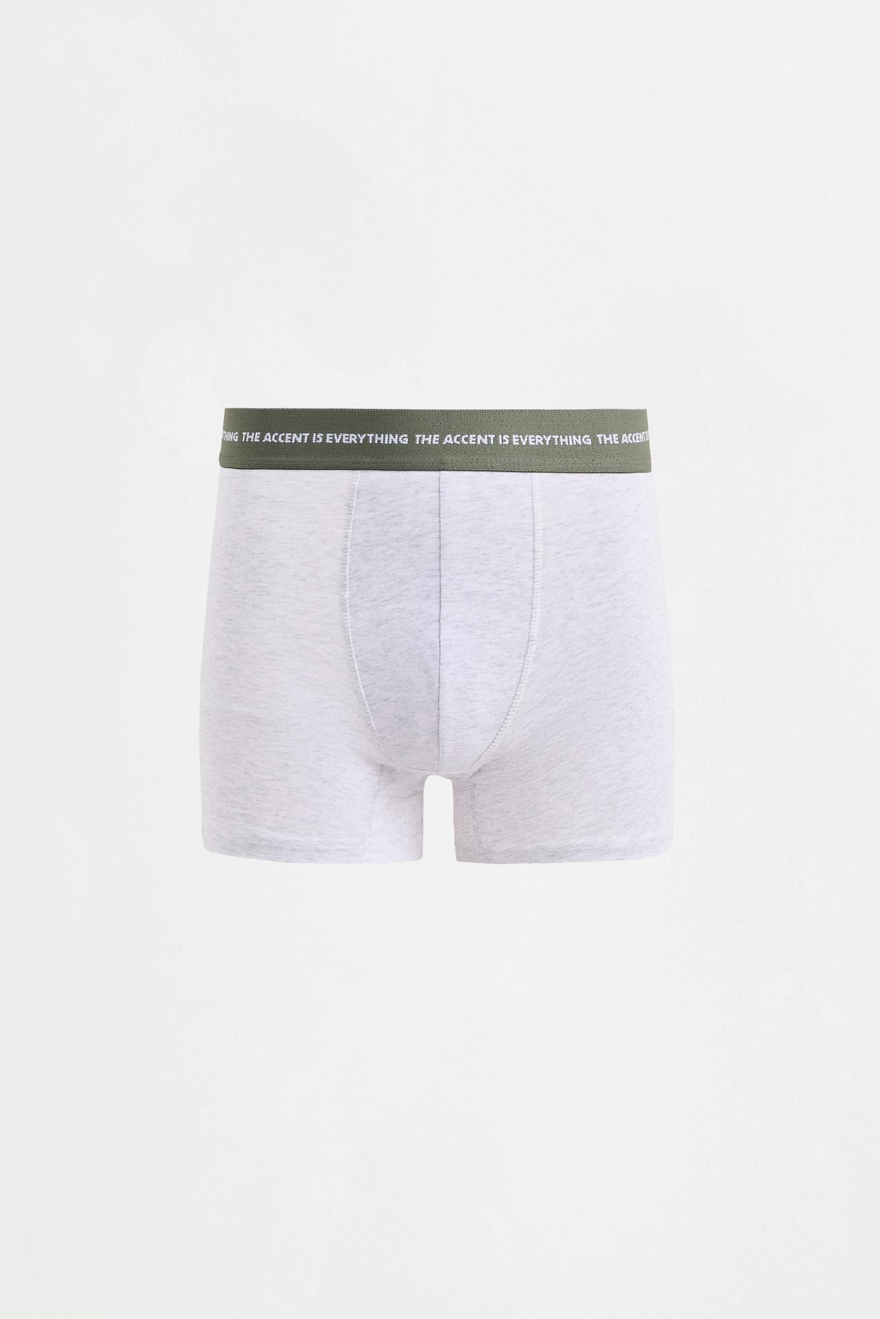 Long color boxers 5-pack — MUSTARD