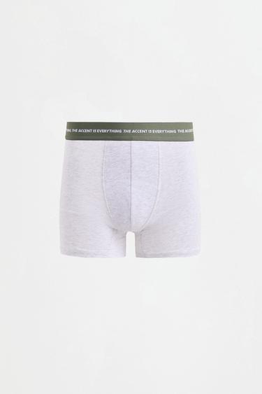 Long color boxers 5-pack — MUSTARD 7