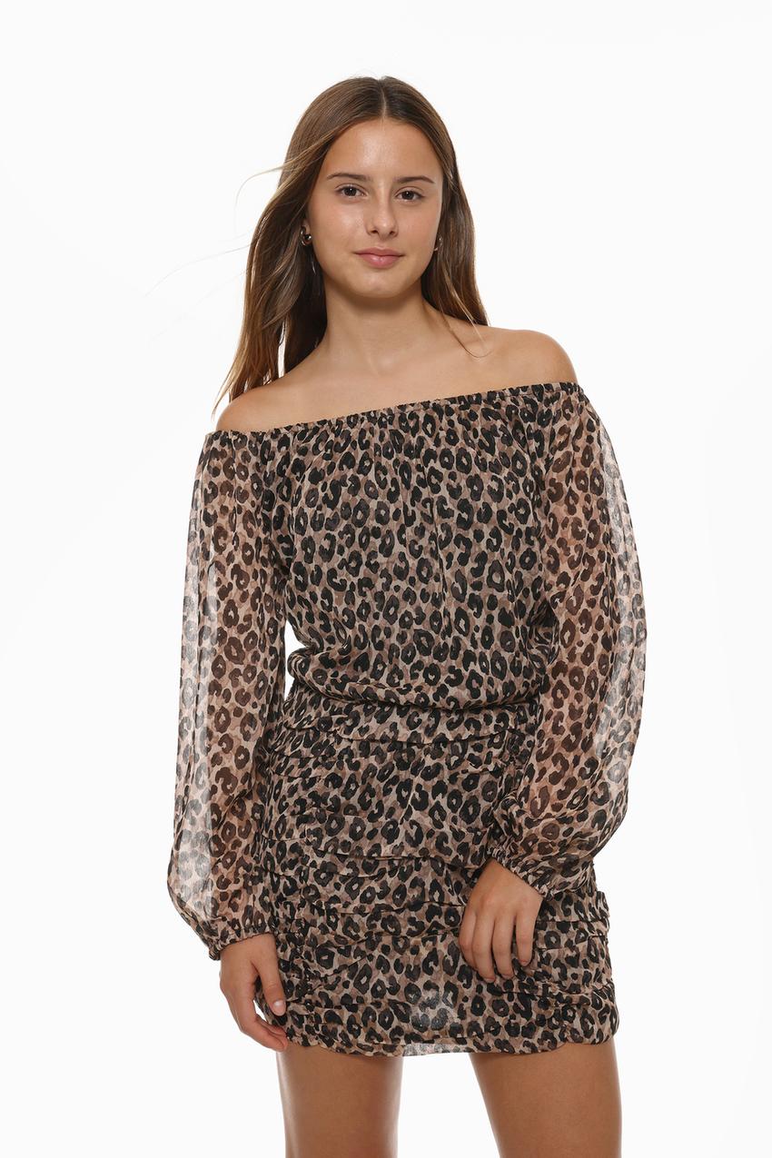 Vestido Corto Vestidos En Lefties 2021 Vestido Naranja Lefties