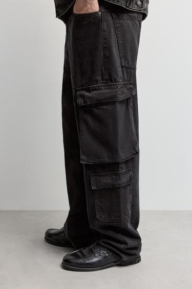 Multipocket baggy jeans — FADED BLACK 3