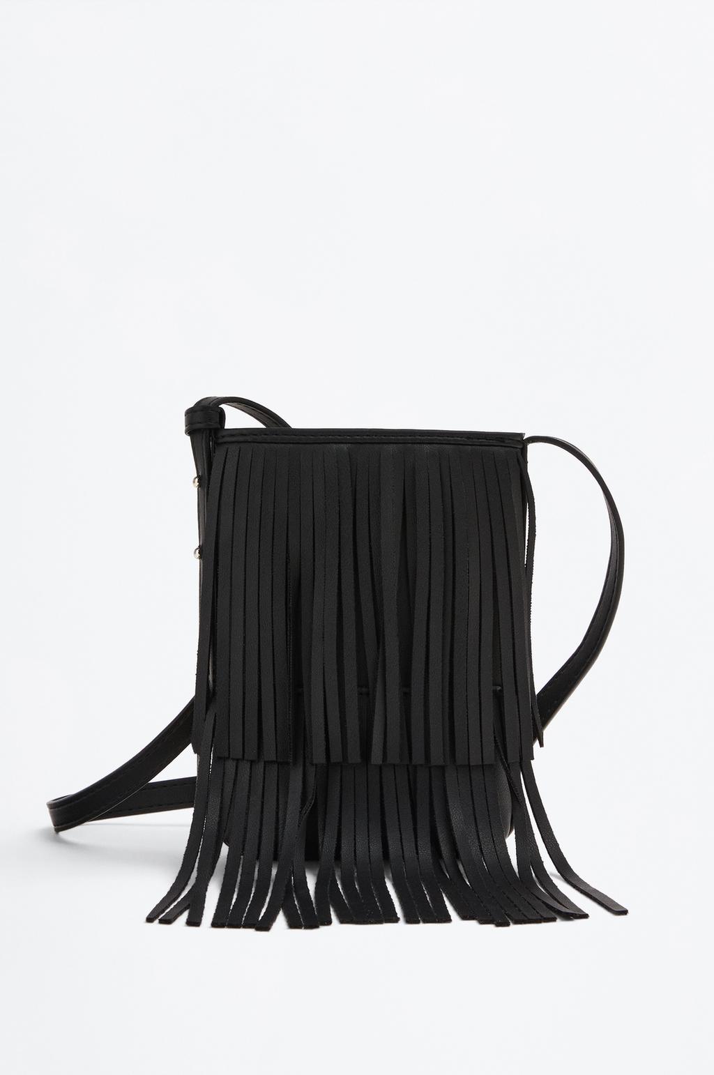 Fringed mobile phone bag