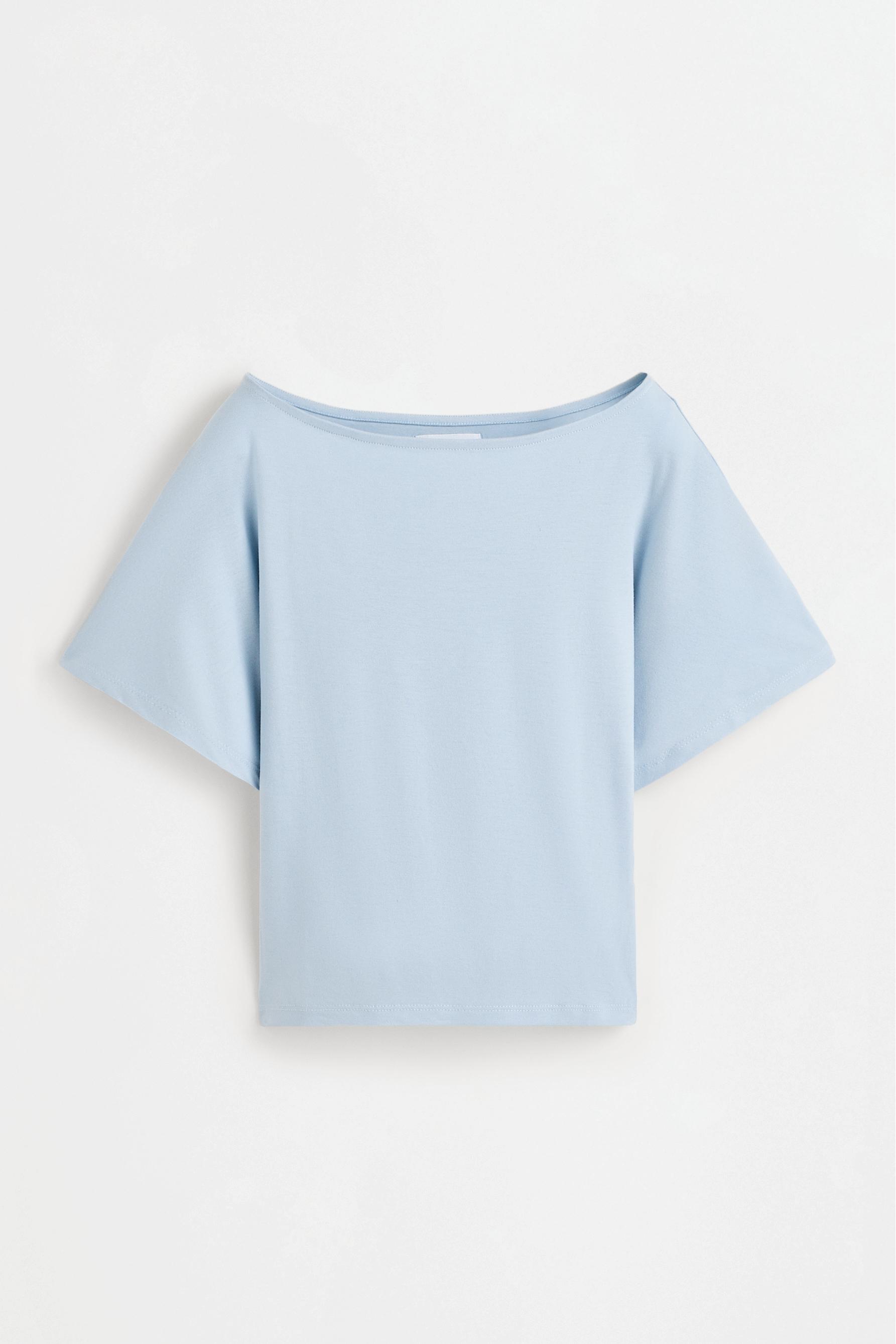 Batwing sleeve top — SKY BLUE