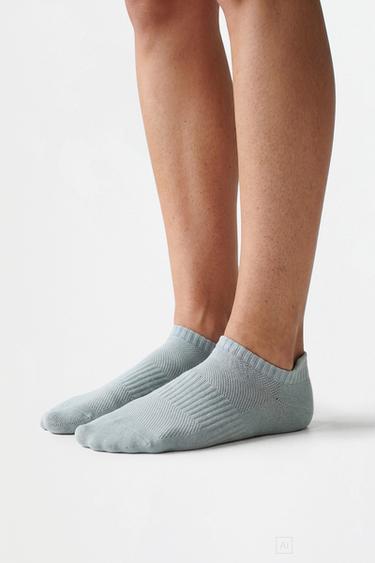 Short sports socks (5-pack) — GREEN 3