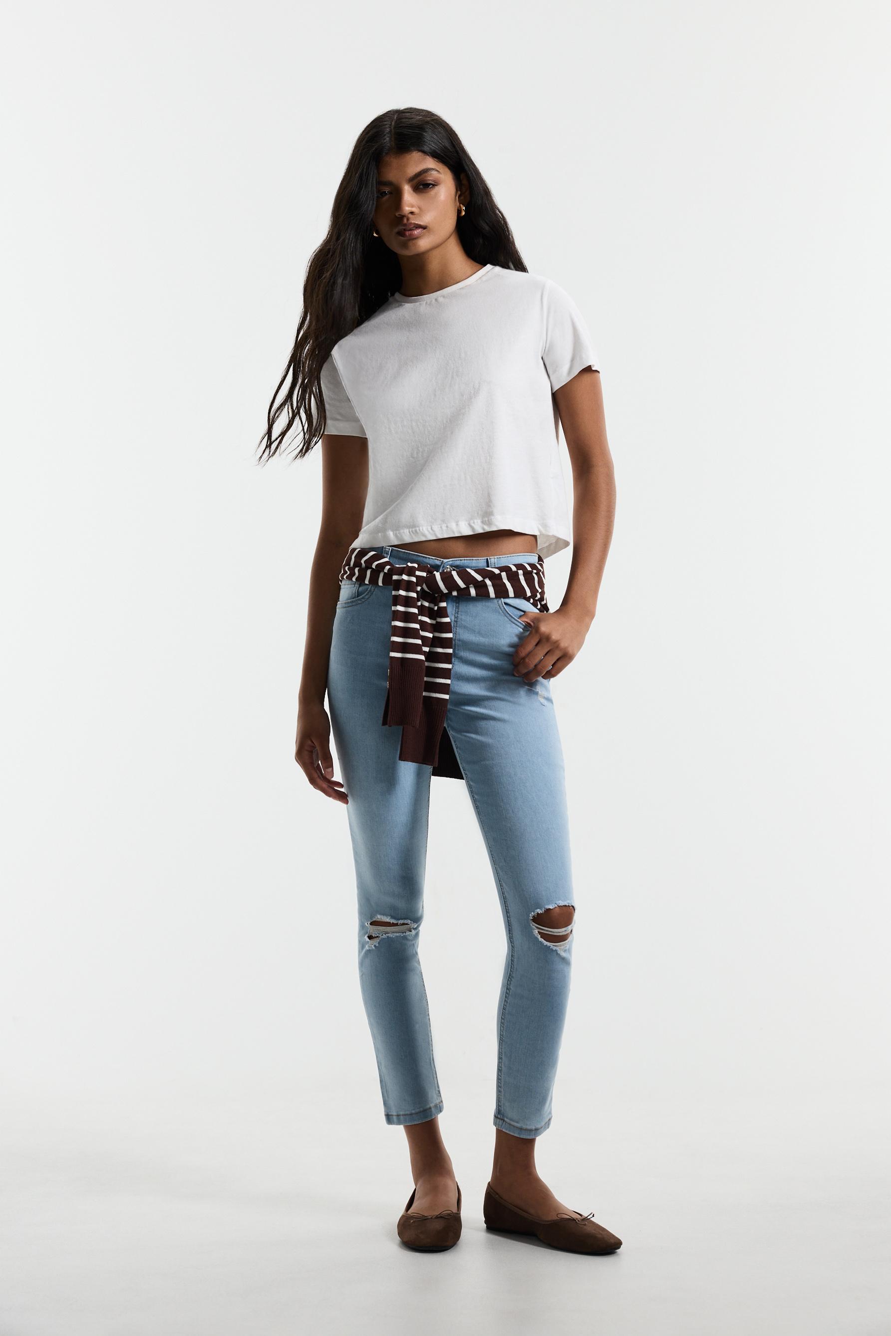 Skinny jeans — PALE SKY BLUE