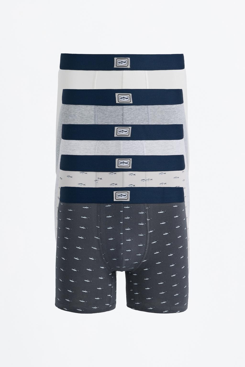 5-pack of assorted long boxers