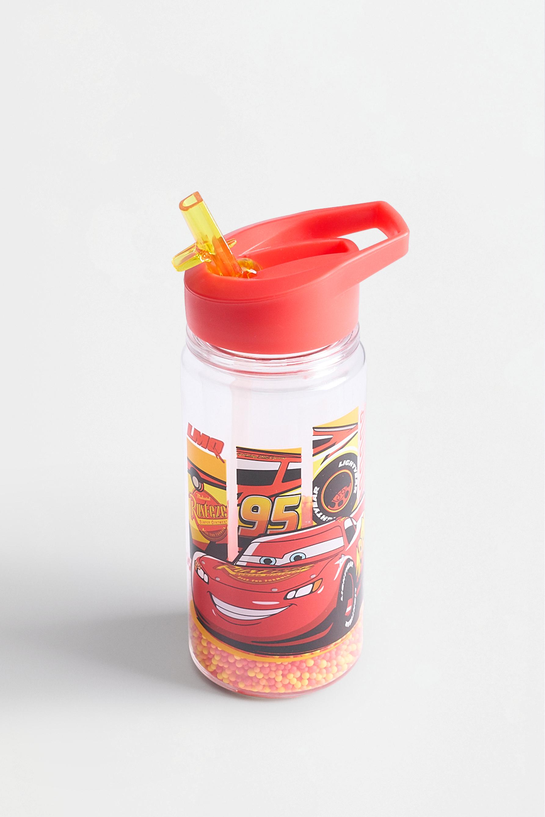 Cars ©Disney 250 ml bottle with beads — RED